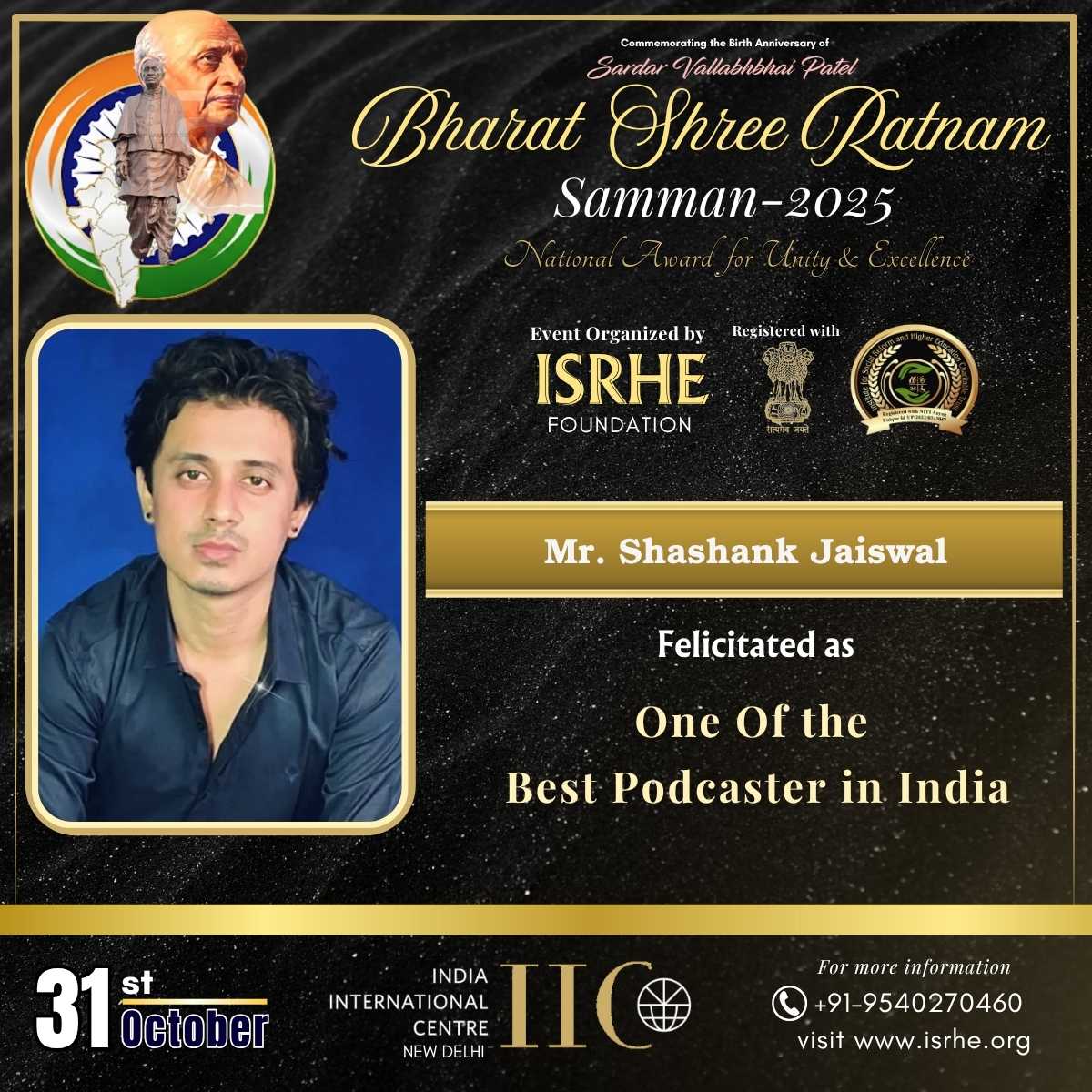 Mr. Shashank Jaiswal